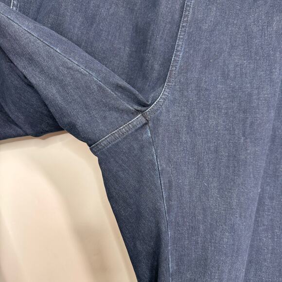 Soft Surroundings Pull On Elastic Waist Jeans Blue Bootcut Denim Casual Size 1X - Picture 3 of 7